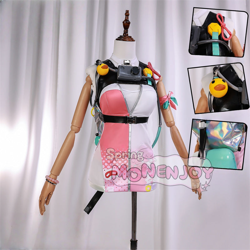 Monenjoy ゼンレスゾーンゼロ 浮波柚葉 水着「晴天の化け狸」コスチューム:夏を満喫する完璧な再現!