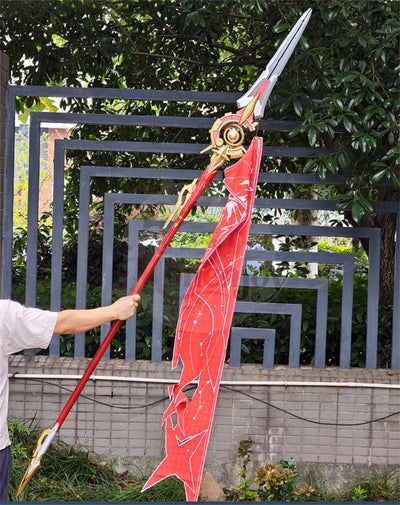 Monenjoy 崩壊スターレイル 姫子(旅立ち 長柄武器モデル PVC+PU+布生地 モチーフ武器 コスプレ道具 約226cm スタレ イベント MONENJOY