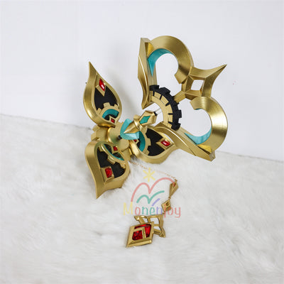 Monenjoy 原神 サンドローネ 背中ゼンマイ コスプレ 傀儡 PLA材質 回転可能 petg コスプレ道具 ナドクライ編 アクセサリー Monenjoy