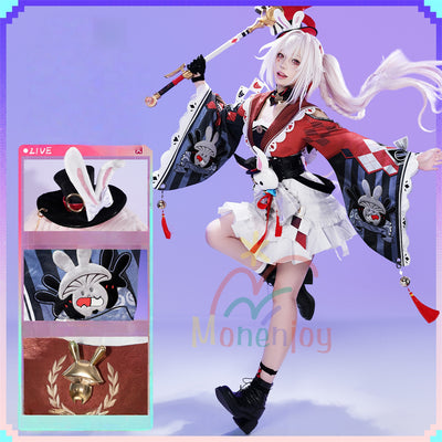 Monenjoy 崩壊スターレイル 火花 コスプレ衣装 ドレス 花火 金属製パーツ 星神のゲーム 愉悦の楽園 アッハ MONENJOY