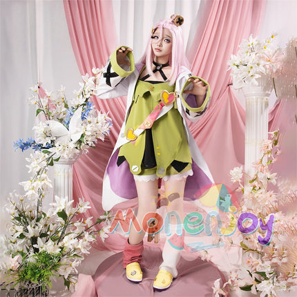 Monenjoy 原神 アイノ コスプレ衣装 3d樹脂製パーツ 1:1レプリカ Aino Genshin ナド・クライ編  水元素 月の輪 コスチューム