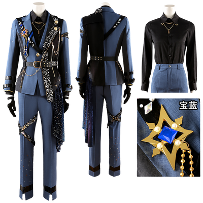 「受注製品」Monenjoy プロジェクトセカイ×あんさんぶるスターズ 鏡音レンとKAITO 東雲彰人天馬司青柳冬弥神代類漣ジュン守沢千秋瀬名泉逆先夏目 コスプレ衣装 礼服 舞台服 - Monenjoy