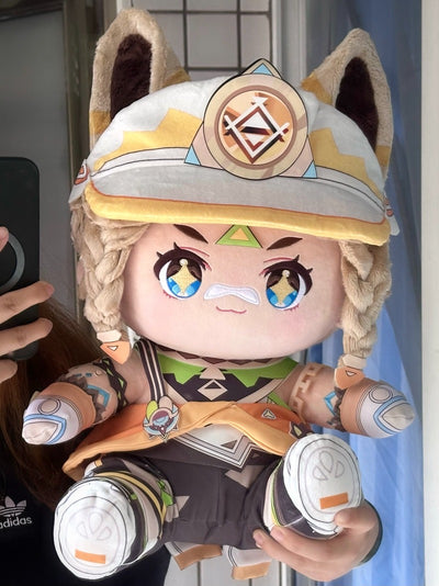 原神 カチーナ ぬいぐるみ 40cm お座り 同人 綿人形 ふわふわ 可愛い Monenjoy