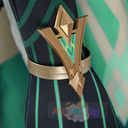 Monenjoy 原神 ネフェル コスプレ 砂に埋もれた秘話 ナド・クライ  Ver.LunaⅡ コスプレ衣装 Nefer コスチューム 髪飾り付 コスチューム