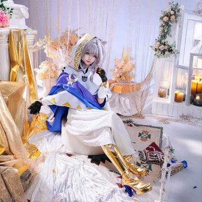 Monenjoy 崩壊スターレイル サフェル コスプレ衣装 コスチューム セファリア Cifera 尻尾無し