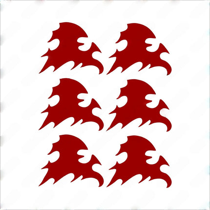 monenjoy Demon Slayer: Kimetsu no Yaiba สติกเกอร์รอยสักทันจิโร่, Demon Slayer, เครื่องประดับคอสเพลย์ปีศาจ, สติกเกอร์ดอกไม้และรอยแผลเป็น, หน้าปีศาจ, นักดาบ, ชุดแมงมุมปีศาจ, ยอดนิยม, ของตกแต่งสุดเก๋, อุปกรณ์ตกแต่งงานฮาโลวีน