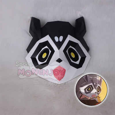 Monenjoy 崩壊スターレイル 主人公 マスク 仮面 火花大会@Official戦 コスプレ道具 二相楽園ストーリー MONENJOY