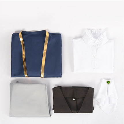 Monenjoy 葬送のフリーレンリュグナー 魔法使い 魔族 紳士 コスプレ コスチューム COS パーティー 舞台衣装 ハロウィン 感謝祭 コスチューム 変装 ハロウィン 舞台衣装 撮影 コスプレ - Monenjoy