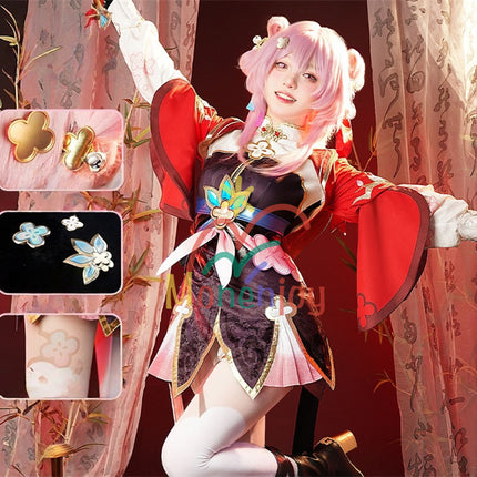 「在庫限り売切れ終了」Monenjoy 崩壊スターレイル 三月なのか(巡狩) 長夜月コスプレ衣装 イベント 崩壊スタレ 舞台服 剣士服 ハロウィン