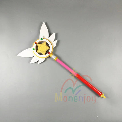 Monenjoy Fate/kaleid liner プリズマ☆イリヤ イリヤ コスプレ道具 美遊・エーデルフェルト 法杖 PVC材質 魔法少女・カレイドサファイア 武器モデル
