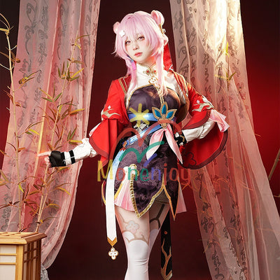 「在庫限り」Monenjoy 崩壊スターレイル 三月なのか(巡狩) 長夜月コスプレ衣装 イベント 崩壊スタレ 舞台服 剣士服 ハロウィン
