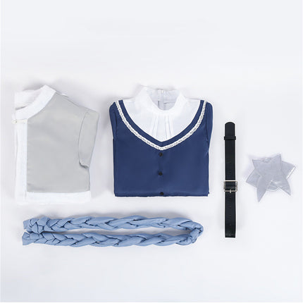 Monenjoy葬送のフリーレン  魔法使い フェルン コスプレ コスチューム COS パーティー 舞台衣装 ハロウィン 感謝祭 コスチューム 変装 ハロウィン 舞台衣装 撮影 コスプレ - Monenjoy