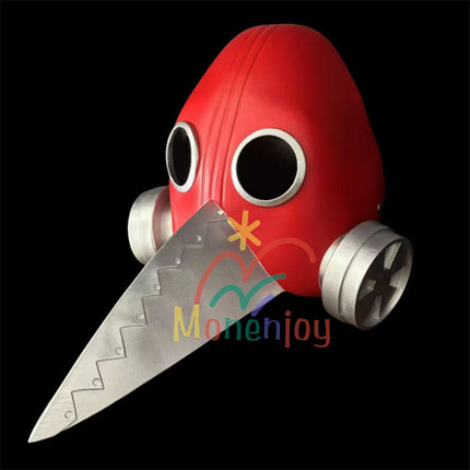 Monenjoy チェンソーマン 暴力の魔人 ガルガリ 仮面 被り物 デビルハンター フェイスマスク ABS樹脂製 お面 cosplay小物 武器 道具 ホラー周辺 ハロウィン