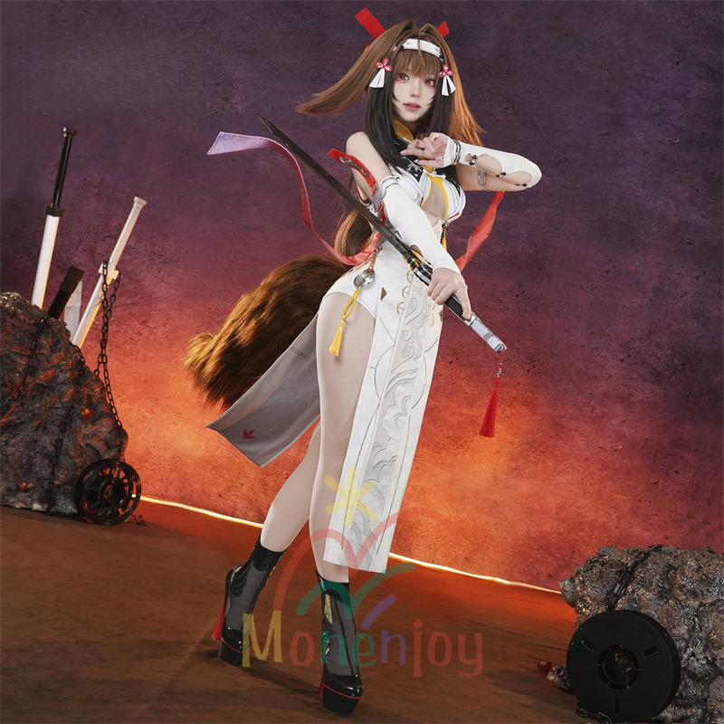 Monenjoy ゼンゼロ 葉瞬光 コスプレ 刺繍柄 Ye Shunguang 2種類の形態