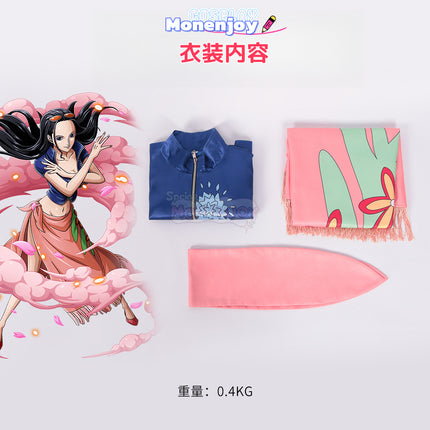 Monenjoy onepiece ワンピース 海賊女帝 ボア・ハンコック 九蛇海賊団  船長 コスプレ衣装GS1267 - Monenjoy