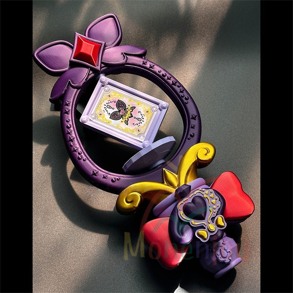 Monenjoy 名探偵プリキュア 森亜るるか キュアアルカナ・シャドウ 魔法杖 120cm PLA材質 レプリカ 撮影道具 武器モデル MONENJOY