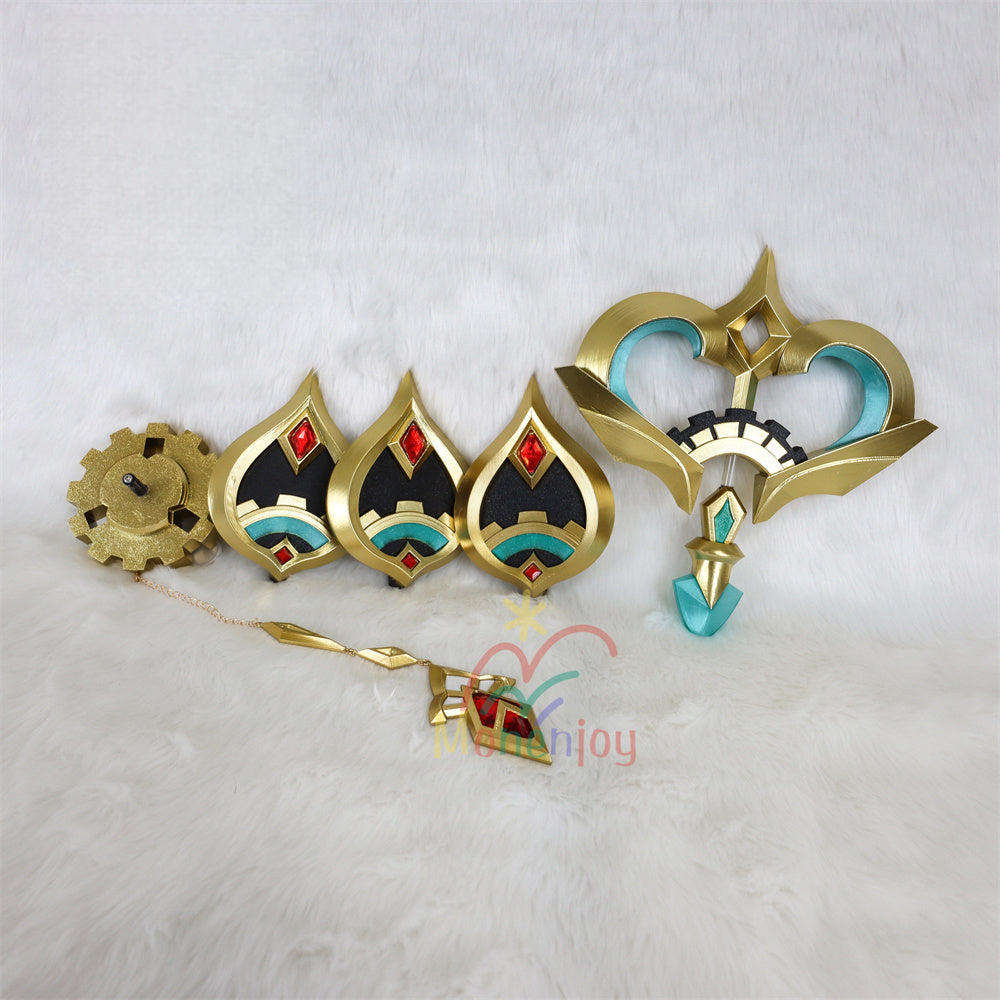 Monenjoy 原神 サンドローネ 背中ゼンマイ コスプレ 傀儡 PLA材質 回転可能 petg コスプレ道具 ナドクライ編 アクセサリー Monenjoy