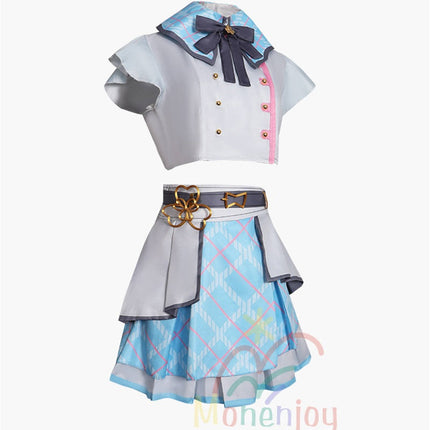 Monenjoy プロジェクトセカイ MORE MORE JUMP! 桃井 愛莉 コスプレ衣装 ステージ服 ライブ服 舞台服 feat. 初音