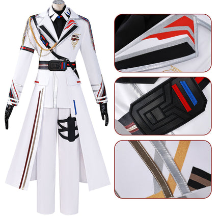 Monenjoy 恋と深空 マヒル コスプレ衣装 帽子付 ユニフォーム 制服 戦闘服 軍服 Love and Deepspace 帰せぬ寂路 マヒル・共に行く寂路 - Monenjoy