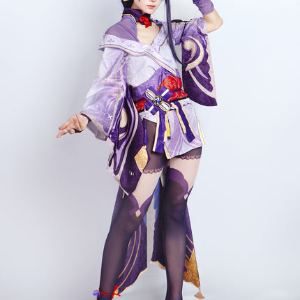 Monenjoy 原神 雷電将軍 コスプレ衣装 変装 仮装 イベント cosplay 学園祭 ハロウィン - Monenjoy
