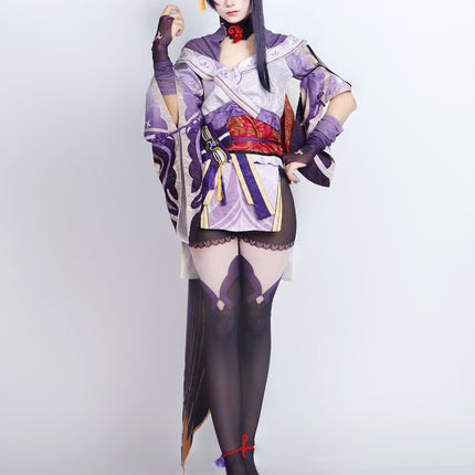 Monenjoy 原神 雷電将軍 コスプレ衣装 変装 仮装 イベント cosplay 学園祭 ハロウィン - Monenjoy