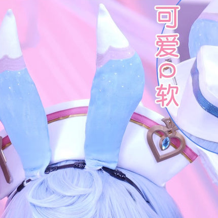 Monenjoy 原神 龍の愛娘 フォンテーヌ シグウィン ふわふわ尻尾付+髪飾り+金属パーツ 神の目 ネレイス座 コスチューム  メロピデ要塞 衣装 ハロウィン クリスマス 衣装 イベント 変装 cosplay 男女兼用 - Monenjoy