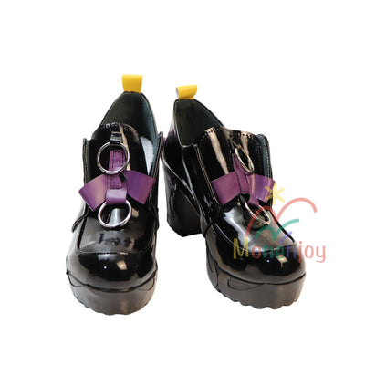 Monenjoy ゼンレスゾーンゼロ イドリー コスプレ シューズ ブーツ 靴 ヒールの高さ8cm 10cm 怪啖屋 ゼンゼロ イベント