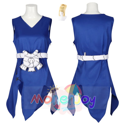 Monenjoy Dr.STONE コハク コスプレ衣装 ウィッグ追加 コスチューム イベント