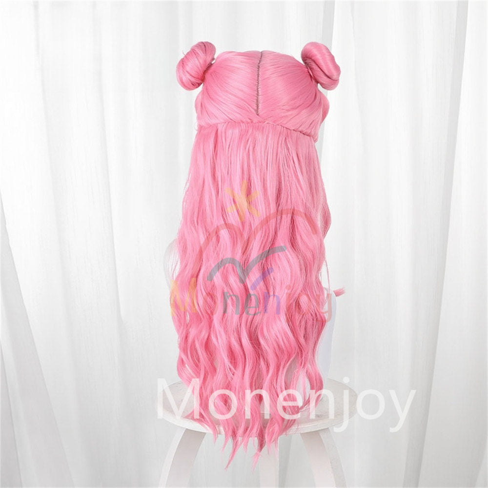 Monenjoy 正反対な君と僕 鈴木 みゆ ウィッグ ピンク色 60cm カツラ 道具 コスプレ道具 イベント 耐熱ウィッグ 自然感 MONENJOY