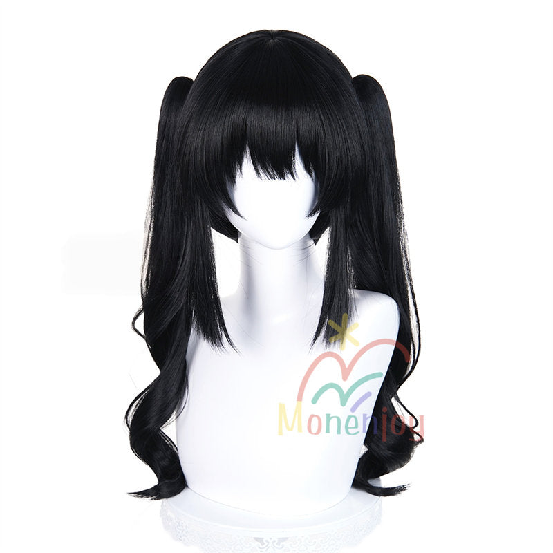 Monenjoy 魔法少女ノ魔女裁判 黒部 ナノカ かつら 本体30cm+ポニー50cm |大魔女 コスプレ ふんわり 自然感 まのさば ウィッグ 鬘 コスプレ道具