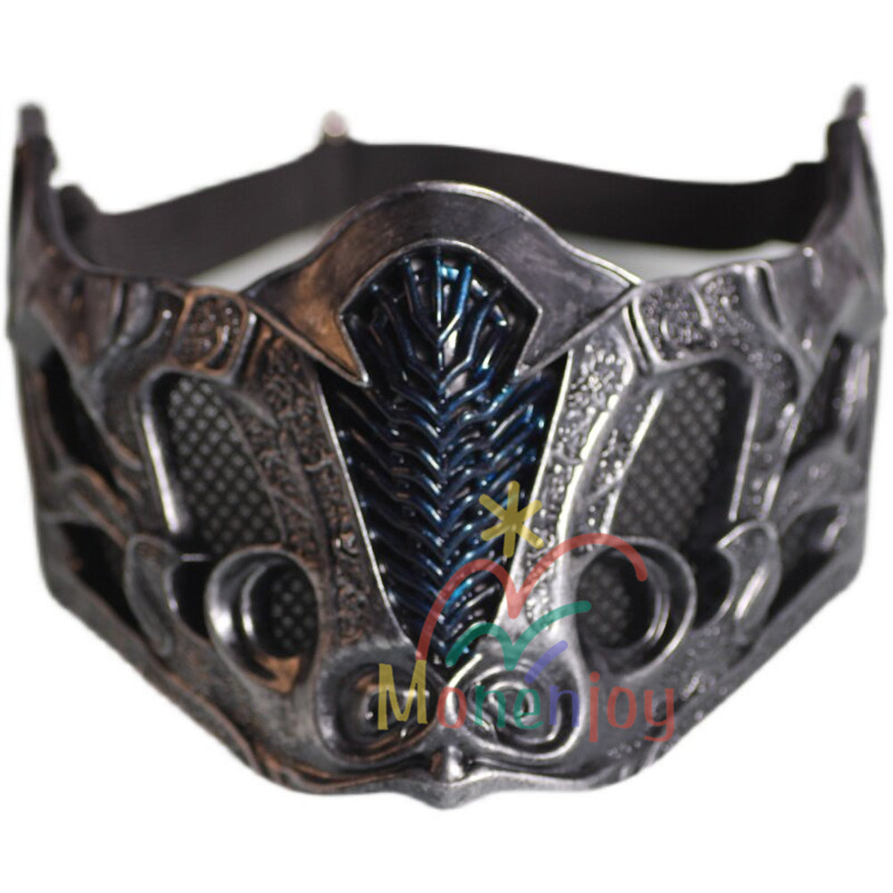 Monenjoy モータルコンバット サブ・ゼロ スコーピオン マスク FRP材質 コスプレ道具 Nightwolf 忍者 武器モデル MONENJOY
