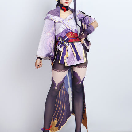 Monenjoy 原神 雷電将軍 コスプレ衣装 変装 仮装 イベント cosplay 学園祭 ハロウィン - Monenjoy