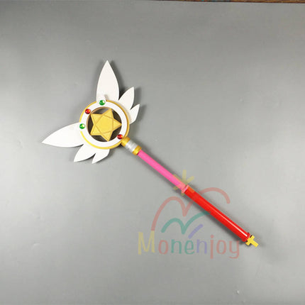 Monenjoy Fate/kaleid liner プリズマ☆イリヤ イリヤ コスプレ道具 美遊・エーデルフェルト 法杖 PVC材質 魔法少女・カレイドサファイア 武器モデル