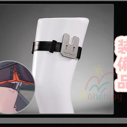 Monenjoy  ゼンゼロ ザオ コスプレ衣装 照 フワワワ ケモナー衣装 Furry テイル モコモコ ファーリー ウィッグ+爪+グローブ+武器追加可能