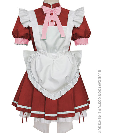 Monenjoy アニメ 東京ミュウミュウ にゅ~ 桃宮 いちご 藍沢 みんと 碧川 れたす 黄 歩鈴 ミュウプリン 藤原 ざくろ カフェ服 コスプレ メイド服 可愛い ハロウィン - Monenjoy