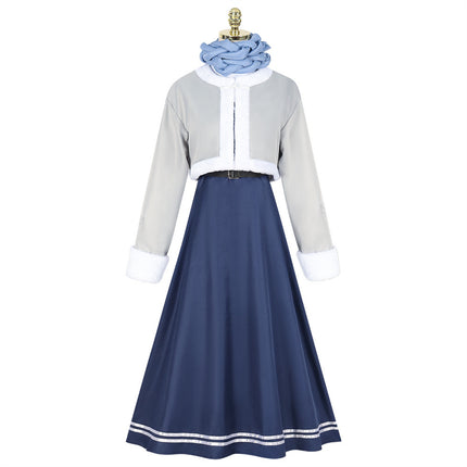 Monenjoy葬送のフリーレン  魔法使い フェルン コスプレ コスチューム COS パーティー 舞台衣装 ハロウィン 感謝祭 コスチューム 変装 ハロウィン 舞台衣装 撮影 コスプレ - Monenjoy