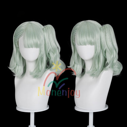 Monenjoy ゼンレスゾーンゼロ バーチャルアイドル レミエルゼンゼロ wig かつら コスプレ 大天使 ウィッグ 千夏 40cm 大天使 千夏蕾咪 ChinatsuRemielGSwig1010