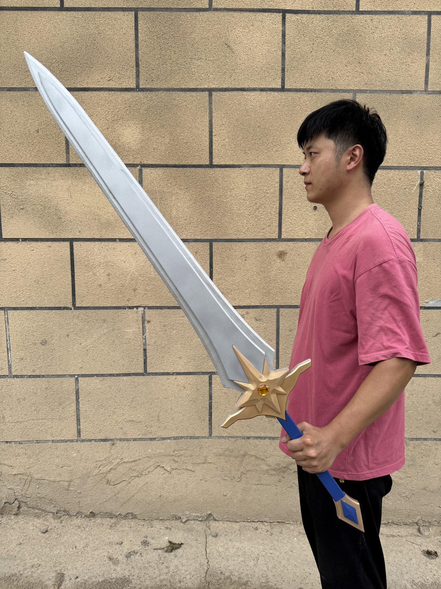 Monenjoy 崩壊スターレイル ファイノン 140cm コスプレ道具 無名の英雄 剣 木製 イベント 武器モデルGSDJ1006