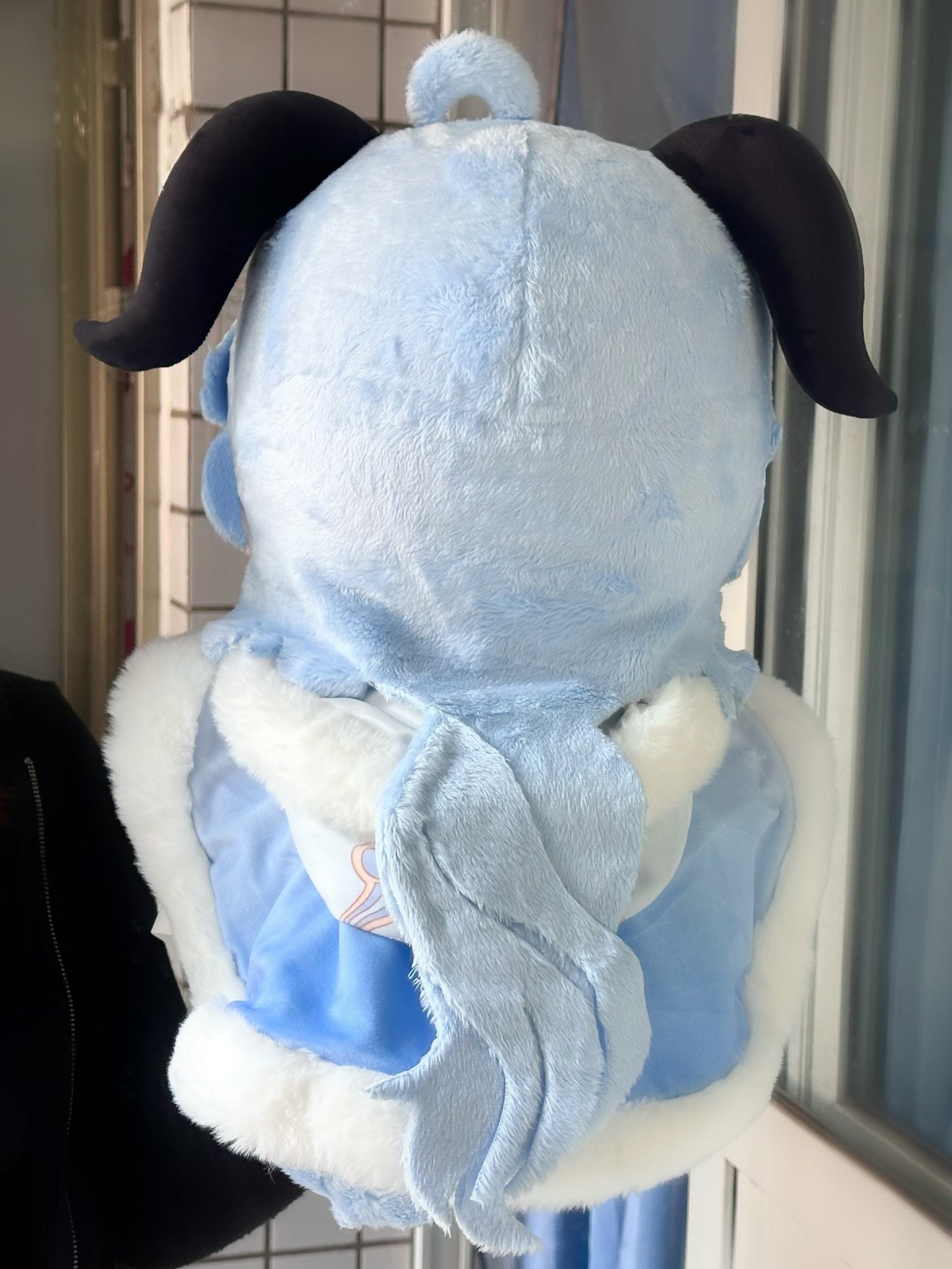 Monenjoy 原神 甘雨 綿人形 40cm プレゼント 抱き枕型 アクセサリー 着せ替え可能 完全受注生産 中国輸入ハンドメイド品 かんう