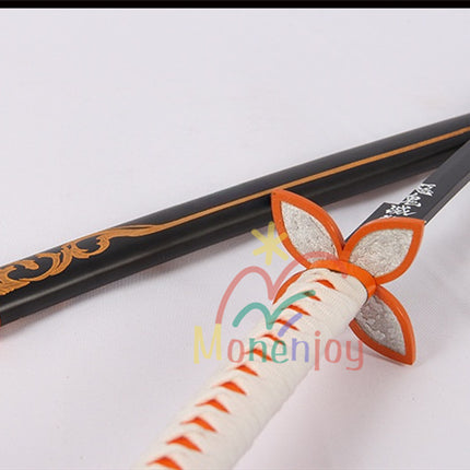 Monenjoy 鬼滅の刃 蟲柱 胡蝶 しのぶ  104cm 木刃 木鞘 コスプレ道具 日本刀 おもちゃ イベント 武器モデル