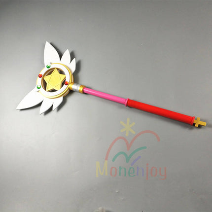 Monenjoy Fate/kaleid liner プリズマ☆イリヤ イリヤ コスプレ道具 美遊・エーデルフェルト 法杖 PVC材質 魔法少女・カレイドサファイア 武器モデル