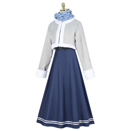 Monenjoy葬送のフリーレン  魔法使い フェルン コスプレ コスチューム COS パーティー 舞台衣装 ハロウィン 感謝祭 コスチューム 変装 ハロウィン 舞台衣装 撮影 コスプレ - Monenjoy