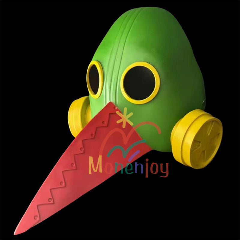 Monenjoy チェンソーマン 暴力の魔人 ガルガリ 仮面 被り物 デビルハンター フェイスマスク ABS樹脂製 お面 cosplay小物 武器 道具 ホラー周辺 ハロウィン