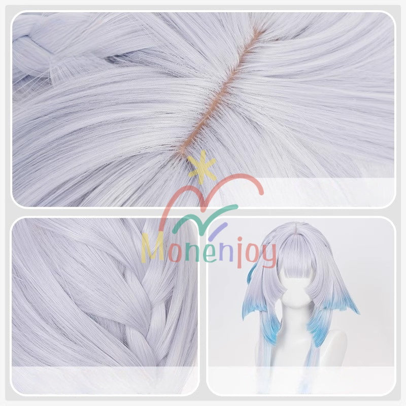 Monenjoy Collapse Star Rail Cerydra 100cm Cosplay Wig Accessory Flame Crown Empress Commander Kaiser Cerydra Event