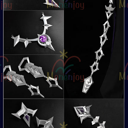 Monenjoy 原神 フリンズ コスプレ衣装 Genshin ライトキーパー 雷元素  闇影と灯り  コスチューム ナド・クライ