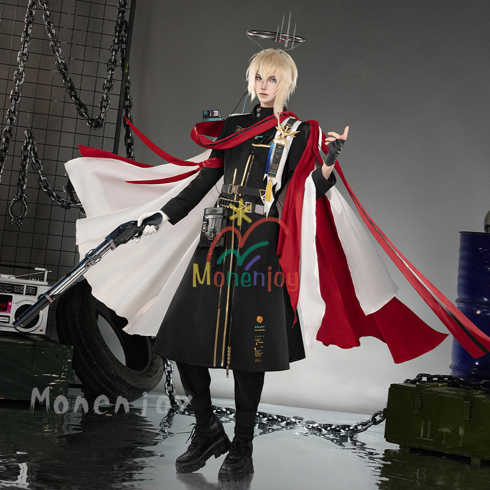 ayunyun様 コスプレ衣装 武器付 Monenjoy アークナイツ 聖約イグゼキュター コスプレ衣装 光輪付