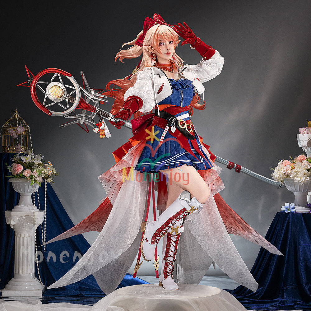 Monenjoy アークナイツ ハルカ コスプレ衣装 3d樹脂製パーツ