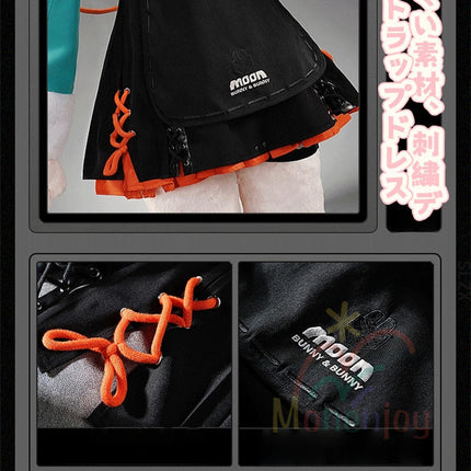 Monenjoy  ゼンゼロ ザオ コスプレ衣装 照 フワワワ ケモナー衣装 Furry テイル モコモコ ファーリー ウィッグ+爪+グローブ+武器追加可能