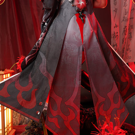 Monenjoy 崩壊スターレイル 黄泉 集真赤 舞台服 刺繍生地 花紋生地 コスチューム 変装 イベント 仮装 花火大会 学園祭 COS  - Monenjoy