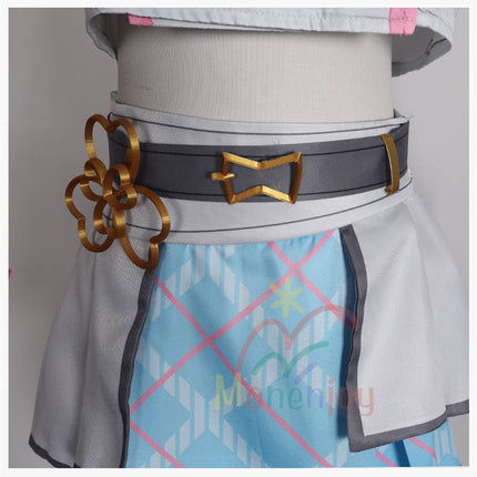 Monenjoy プロジェクトセカイ MORE MORE JUMP! 桃井 愛莉 コスプレ衣装 ステージ服 ライブ服 舞台服 feat. 初音